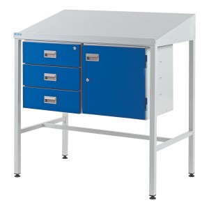 Team Leader Workstation Triple Drawer & Cupboard